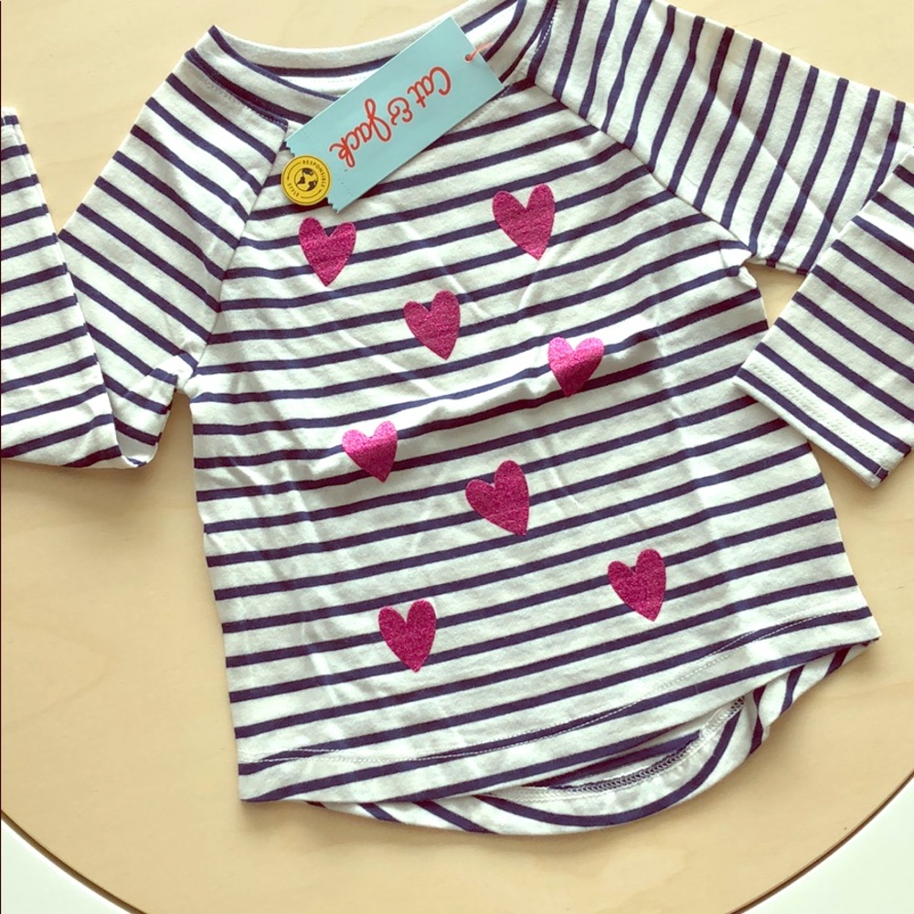Love heart cream stripe sparkle glitter heart